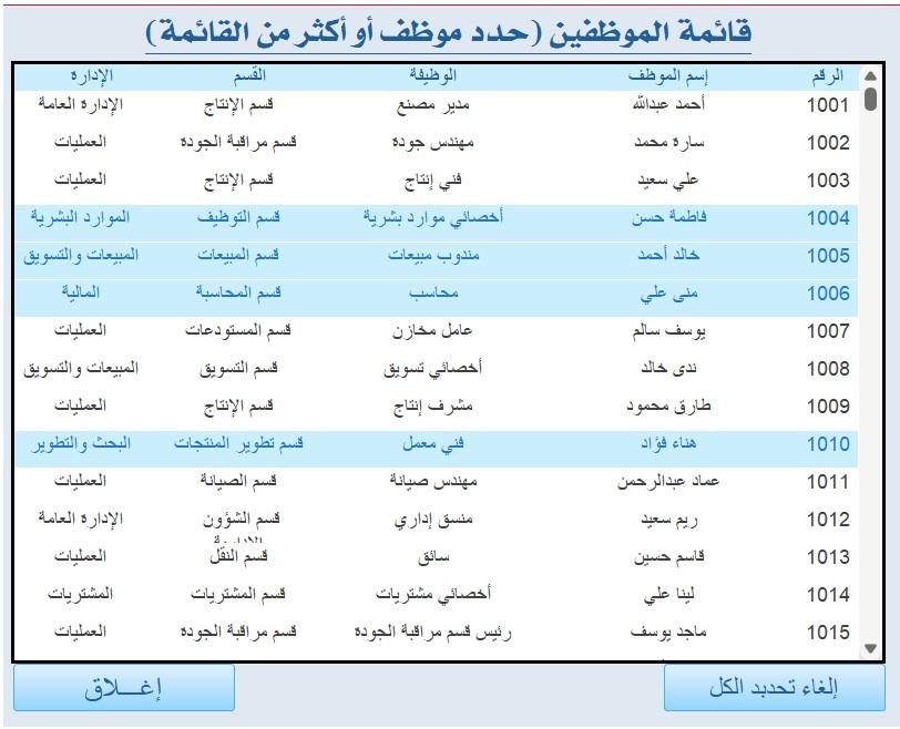 إجعل مربع القائمة يتناسق مع بقية تنسيقات النموذج بإستخدام أداة مربع القائمة المخصص {سلسلة الأدوات المساعدة المخصصة}
