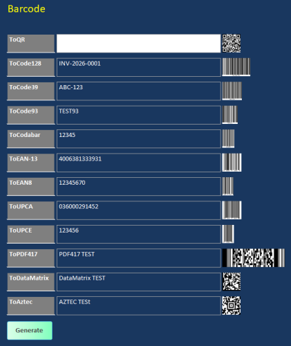 مزيد من المعلومات حول "تشفير بيانات في رمز شريطي أو رمز الاستجابة السريعة barcode or Qr-Code"